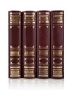 Antique book set Royalty Free Stock Photo