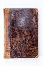 Antique Book with Weathered Leather Cover Royalty Free Stock Photo