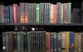 Antique books in the old library of Tsinghua University Royalty Free Stock Photo