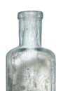 Antique bottle on white