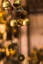 Antique brass bell Royalty Free Stock Photo