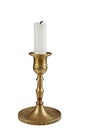 Antique brass candleholder