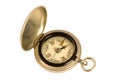 Antique Brass Compass Royalty Free Stock Photo