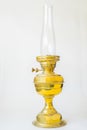Antique brass oil lamp Royalty Free Stock Photo