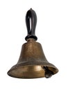 Antique Brass Schoool Bell Royalty Free Stock Photo