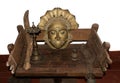 Antique brass sculpture of Spirit, Spirit worship concept of Hindu religion