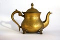 Antique brass teapot