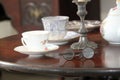 Antique Breakfast Table in St. Augustine Florida Oldest House