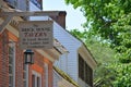 Antique Brick House Tavern in Williamsburg, VA, USA Royalty Free Stock Photo