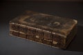 An Antique Broken Book on a Table