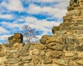 Antique Broken Stone Building