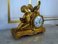 Antique bronze clock.