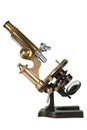 Antique bronze microscope