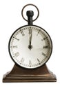 Antique bronze table clock Royalty Free Stock Photo