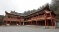 Antique building in qingmingshanghetu park of hengdian studios, adobe rgb