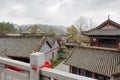 Roofs of the antique building in hengdian studios, adobe rgb