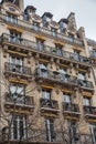 Antique buildings at Danton street in Paris Royalty Free Stock Photo