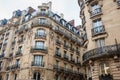 Antique buildings at Danton street in Paris Royalty Free Stock Photo