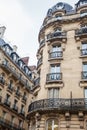 Antique buildings at Danton street in Paris Royalty Free Stock Photo