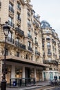Antique buildings at Danton street in Paris Royalty Free Stock Photo