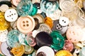 Antique buttons background