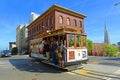 San Francisco Cable Car, California CA, USA Royalty Free Stock Photo