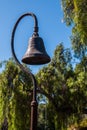 Antique California Mission Bell on Pole Royalty Free Stock Photo