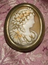 Antique cameo Royalty Free Stock Photo