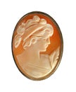Antique Cameo Pin Royalty Free Stock Photo