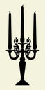 Antique Candelabrum Vector 01