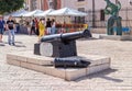 Antique cannon in old city Yafo, Israel