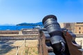 Antique Canon Inside old fortress Royalty Free Stock Photo