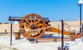 Antique Canon Inside old fortress, Corfu Royalty Free Stock Photo