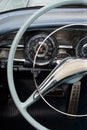 Antique car dashboard Royalty Free Stock Photo