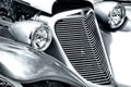 Antique Car Headlight and Grill Royalty Free Stock Photo