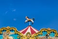 antique carousel horses tent