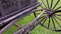 Antique Carriage Wheel and Axle Detail Royalty Free Stock Photo