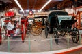 Antique carriages that were used on Mackinac Island now on display in an exhibit