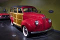 Antique cars in America`s car museum