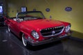 Antique cars in America`s car museum