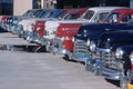 Antique cars in Hollywood, California Royalty Free Stock Photo