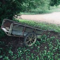 Antique cart old transportation equipment water cart