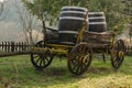 Antique cart for transporting goods