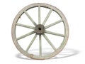 Antique Cart Wheel made of wood and iron-lined