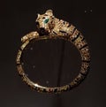 1967 Antique Cartier Tiger Bracelet Gold Diamonds Emerald Onyx Jewelry Design Fashion Accessory Wild Cat Sparkle Glamorous Luxury