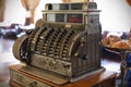 Antique cash register Royalty Free Stock Photo