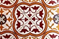 antique ceramic tile pattern texture and seamless background