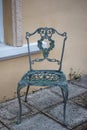 Antique chair with beautiful shapes