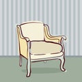 Antique Chair retro style