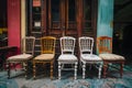 Antique chairs add charm to historic streets of Semarang